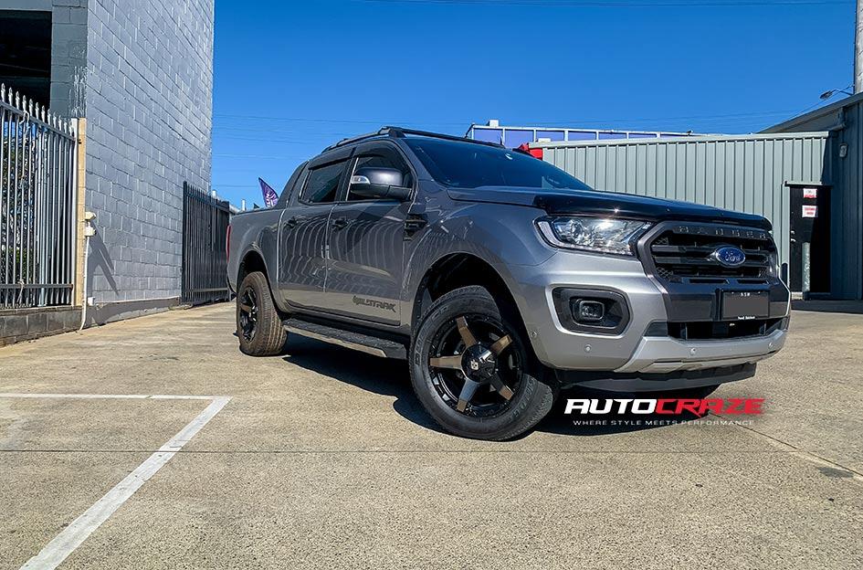 FORD RANGER EXODUS MATTE BLACK TINTED FACE