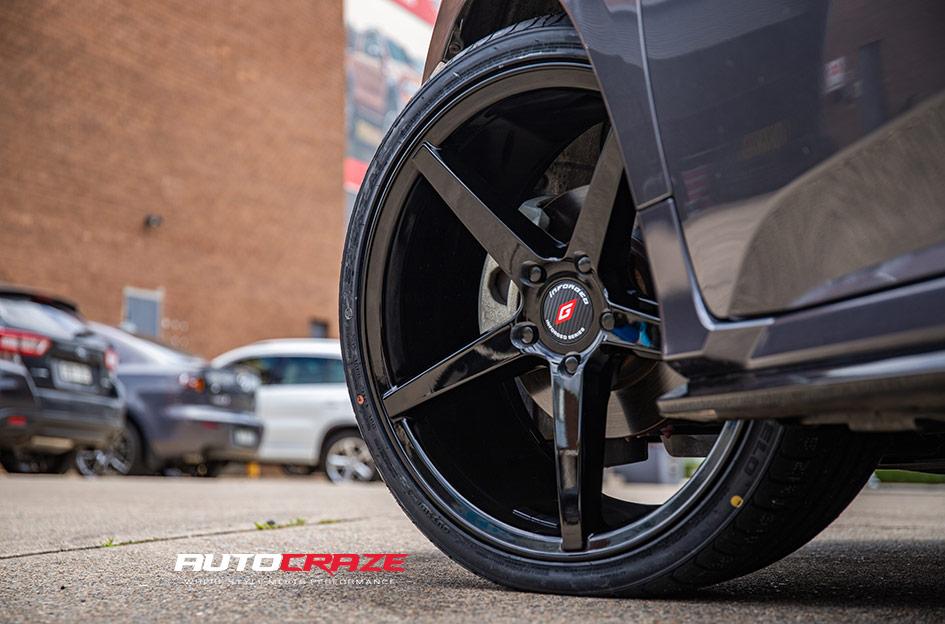 HONDA CIVIC 5 STUD IFG 8 FLAT BLACK