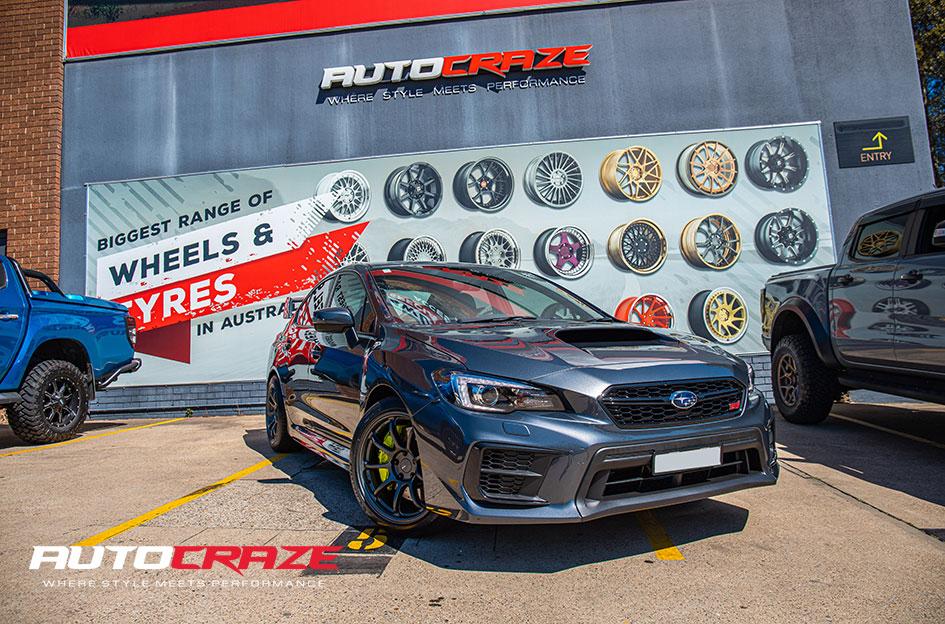 SUBARU WRX ENKEI PF09 MATTE DARK GUN METALLIC