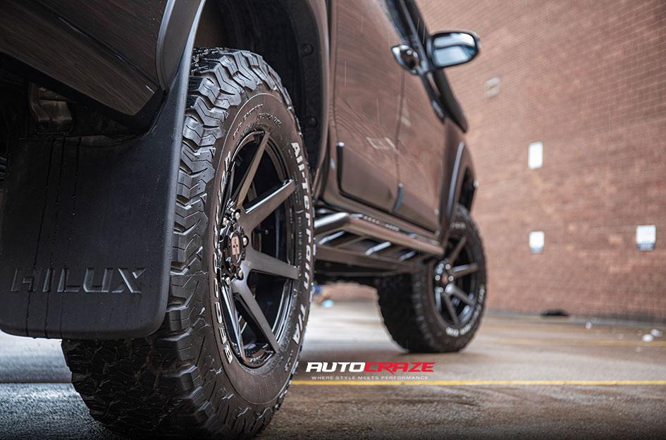 TOYOTA HILUX N80 RUGGED X AVALANCHE MATTE BLACK GREY FACE