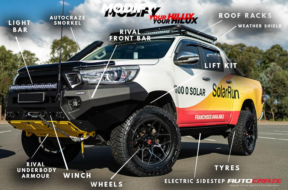 TOYOTA HILUX N80 4WD SABBATH GLOSS BLACK TINTED FACE