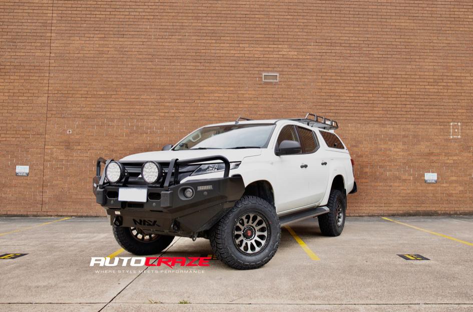 MITSUBISHI TRITON VICTIM GUNMETAL BLACK RING