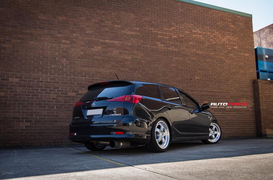 TOYOTA CALDINA RS1 SILVER MACHINED LIP