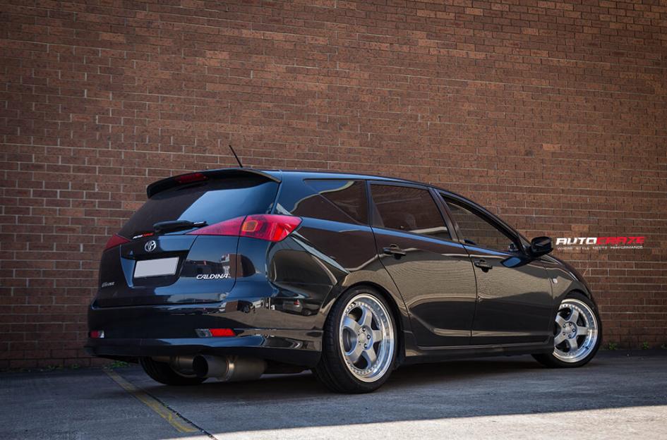 TOYOTA CALDINA RS1 SILVER MACHINED LIP