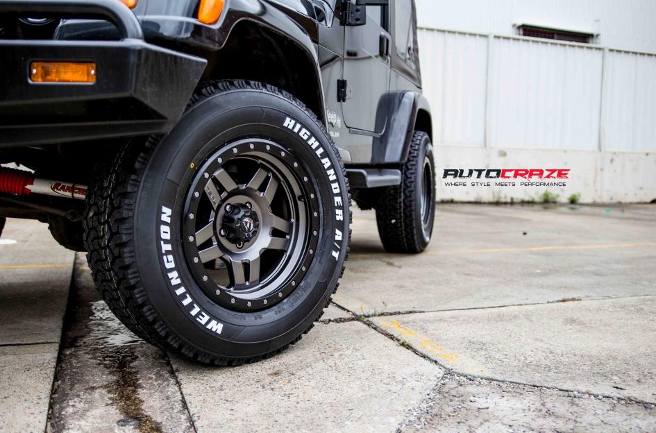 JEEP WRANGLER ANZA MATTE ANTHRACITE WITH BLACK RING 3