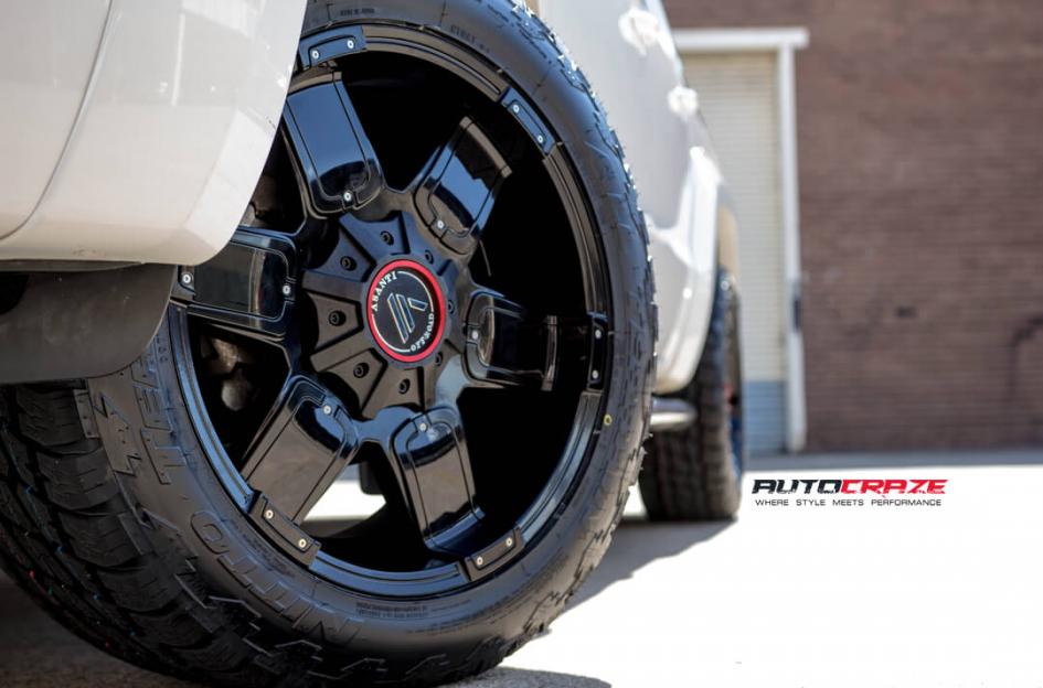 VOLKSWAGEN AMAROK AB811 SATIN BLACK MILLED W  GLOSS BLACK ACCENTS