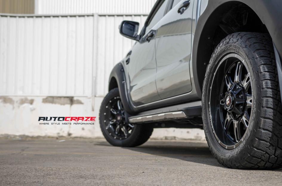FORD RANGER SCYTHE GLOSS BLACK MILLED ACCENTS