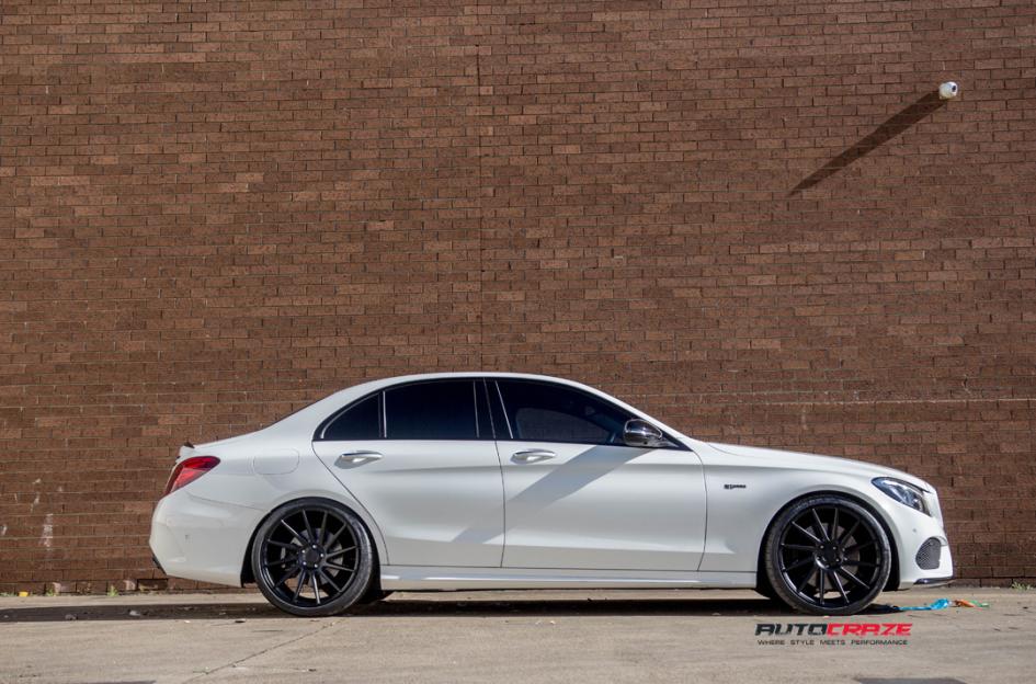 MERCEDES-C-CLASS-SURGE-MATTE-BLACK-TINTED-FACE
