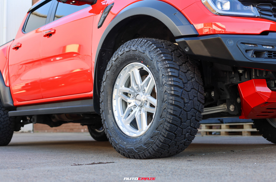 FORD RANGER RAPTOR NEXT GEN NOMAD N232 SILVER MACHINED FACE