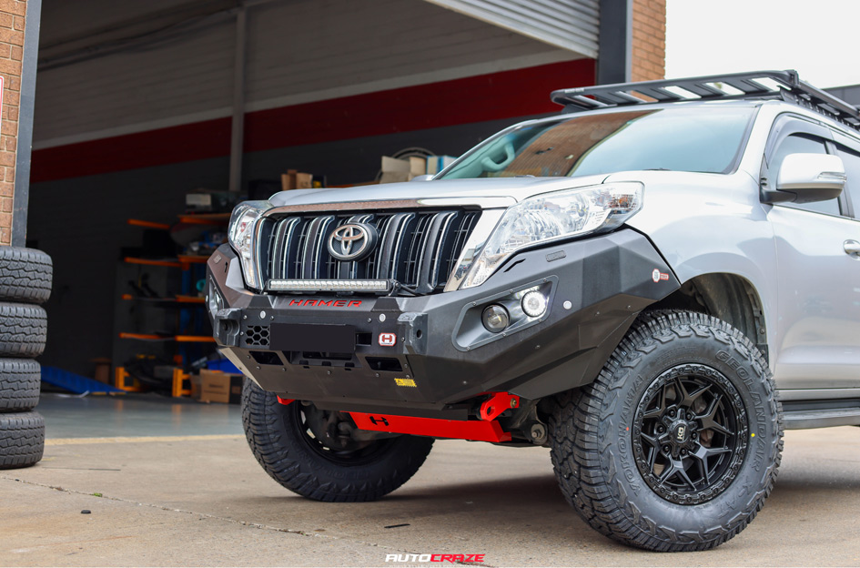 TOYOTA LAND CRUISER PRADO 150 KING GROWLER SATIN BLACK