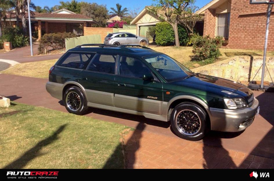 SUBARU OUTBACK OX631A BLACK MACHINED LIP