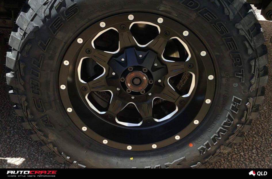 NISSAN PATROL BOOST GLOSS BLACK MILLED ACCENTS