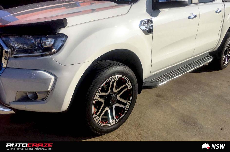 FORD-RANGER-T01-GLOSS-BLACK-MACHINED-FACE-WITH-RED-INSERTS