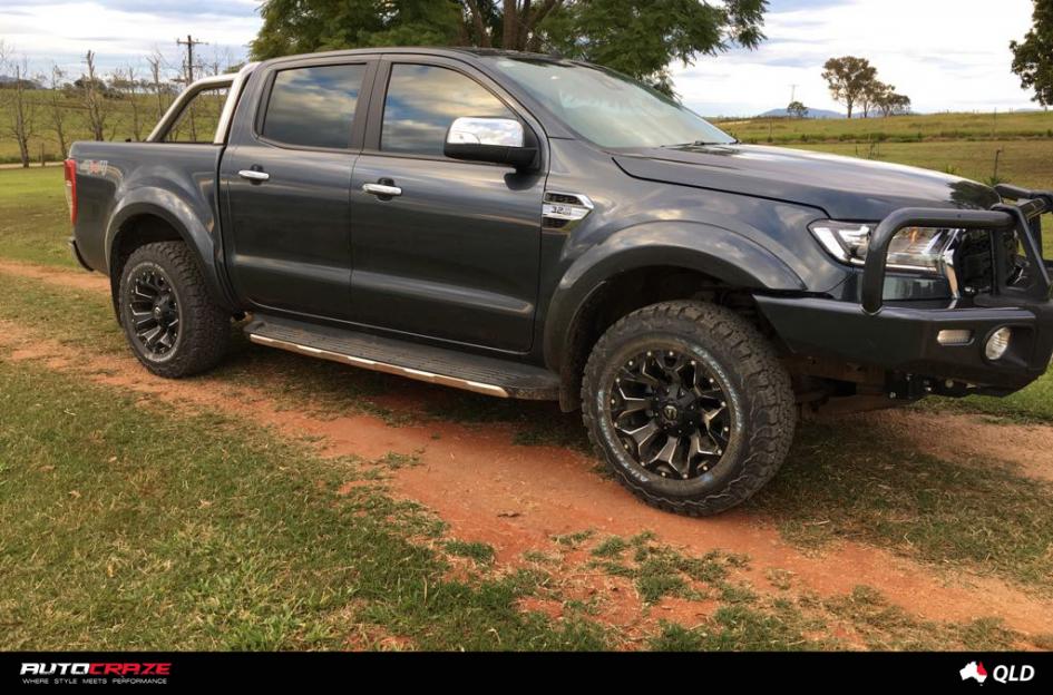 FORD RANGER ASSAULT GLOSS BLACK MILLED ACCENTS