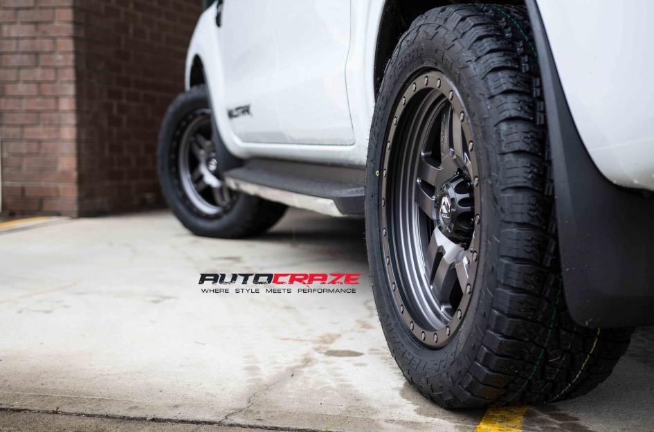 FORD RANGER ANZA MATTE ANTHRACITE WITH BLACK RING 3