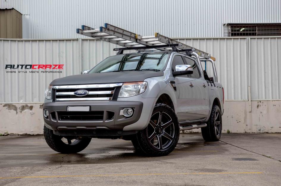 FORD RANGER S6S MATTE BLACK MILLED ACCENTS 3