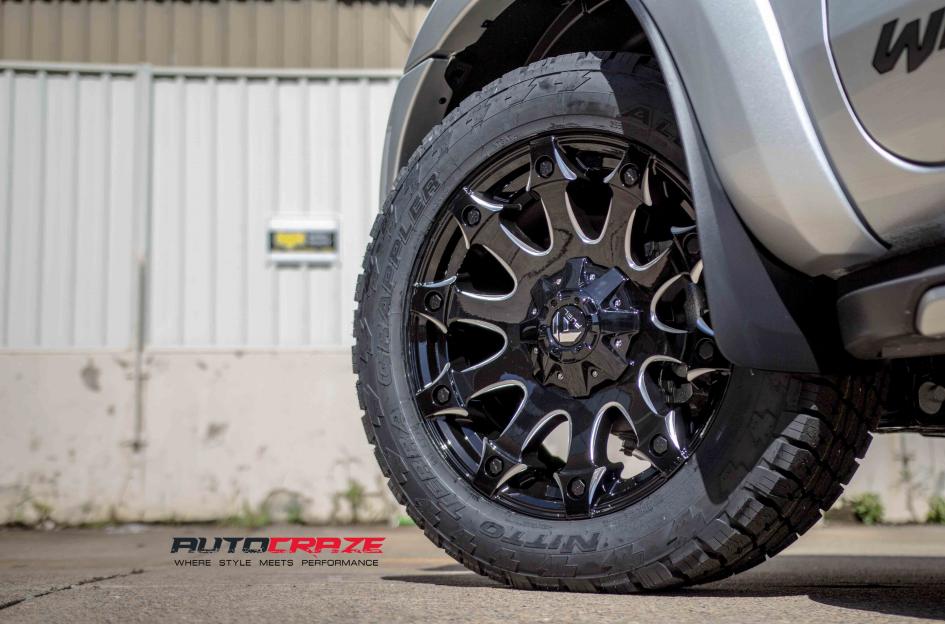 FORD RANGER BATTLE AXE GLOSS BLACK MILLED ACCENTS