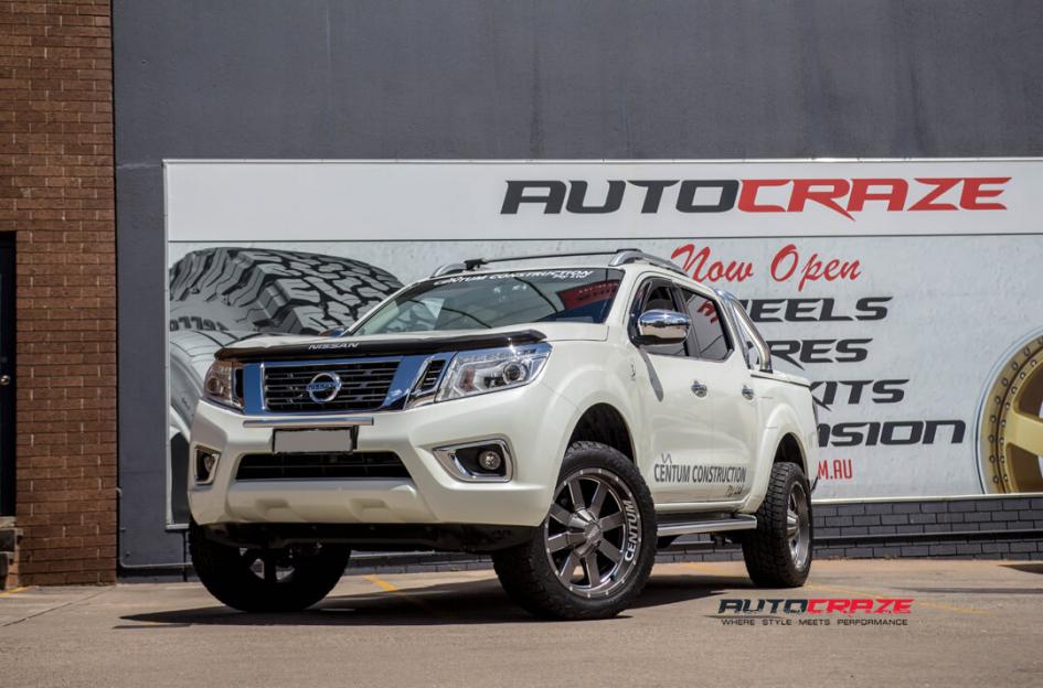 NISSAN NAVARA MO962 SATIN GREY MILLED ACCENTS