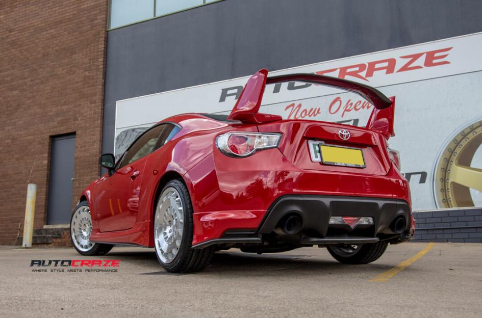 TOYOTA 86 CCV SILVER MACHINED FACE