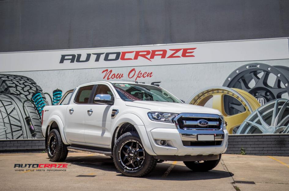 FORD RANGER GD07 MATTE BLACK MILLED