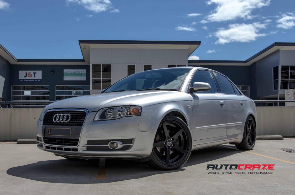 AUDI A4 2003 ONWARDS OX838 FLAT BLACK