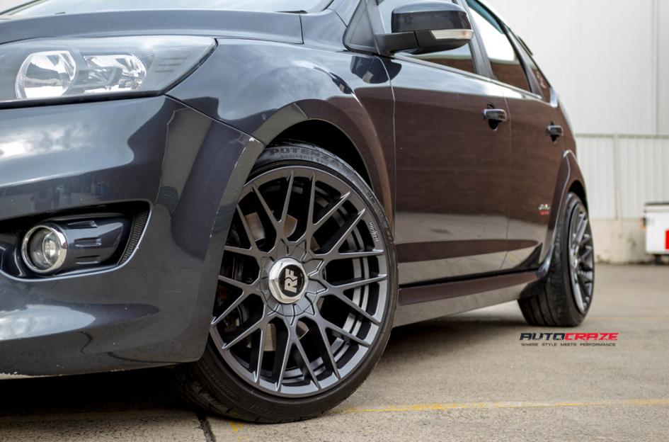 FORD FOCUS  5 STUD  RSE MATTE GUN METAL