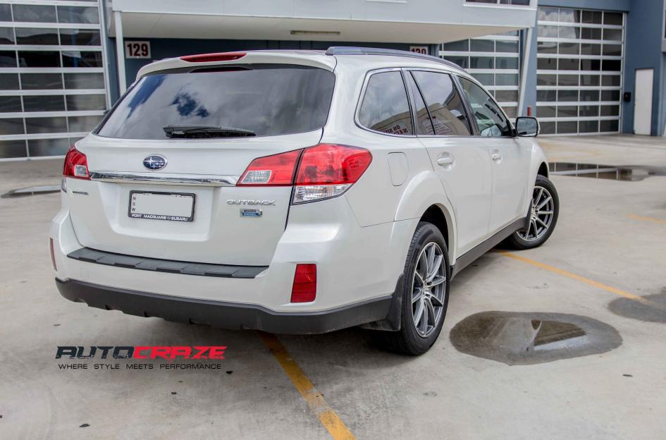 SUBARU OUTBACK CHICANE GUN METAL MACHINED FACE