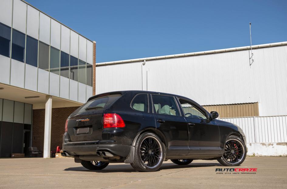 PORSCHE CAYENNE GEMBALLA LEMANS GLOSS BLACK POLISH LIP