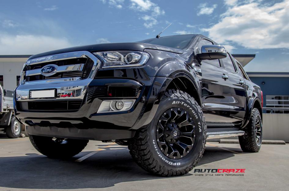 FORD RANGER ASSAULT GLOSS BLACK MILLED ACCENTS 8