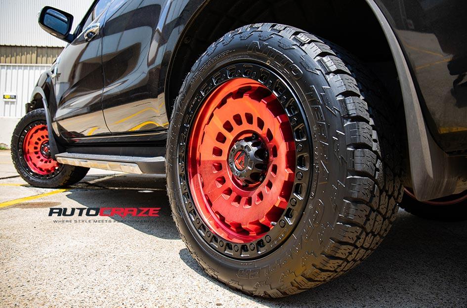 FORD-EVEREST-ZEPHYR-CANDY-RED-WITH-MATTE-BLACK-RING