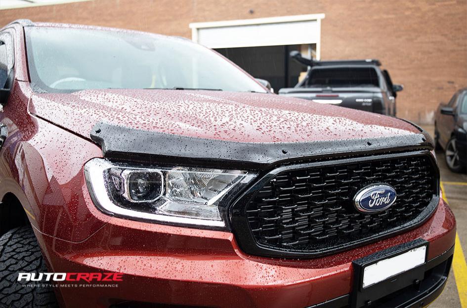 FORD EVEREST RAGE GLOSS BLACK CANDY RED