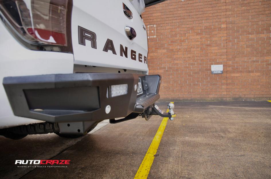 FORD RANGER AVALANCHE MATTE BLACK FRONT MILLED