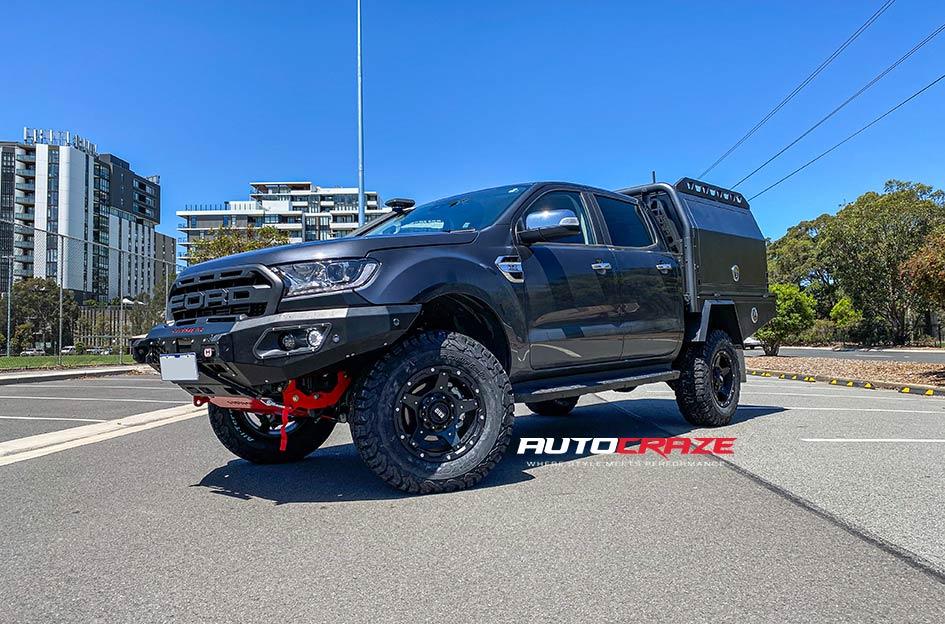 FORD RANGER GD04 MATTE BLACK