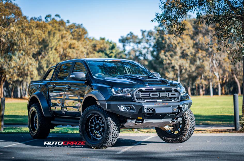 FORD RANGER RAPTOR MO922 FOLSOM GLOSS BLACK MILLED