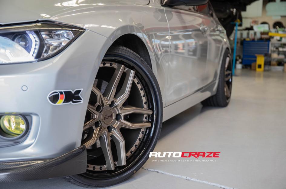 BMW 3 SERIES METHOS BRONZE W GLOSS BLACK LIP
