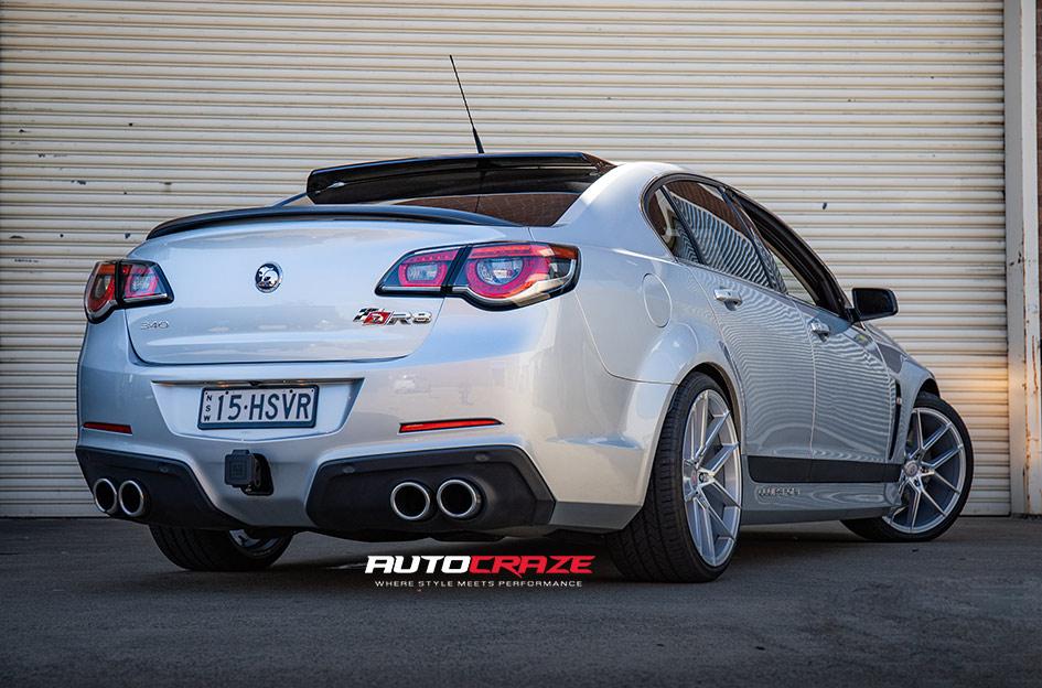 HOLDEN-COMMODORE-HSV-CLUBSPORT-R8-IFG39-SILVER-MACHINED-FACE