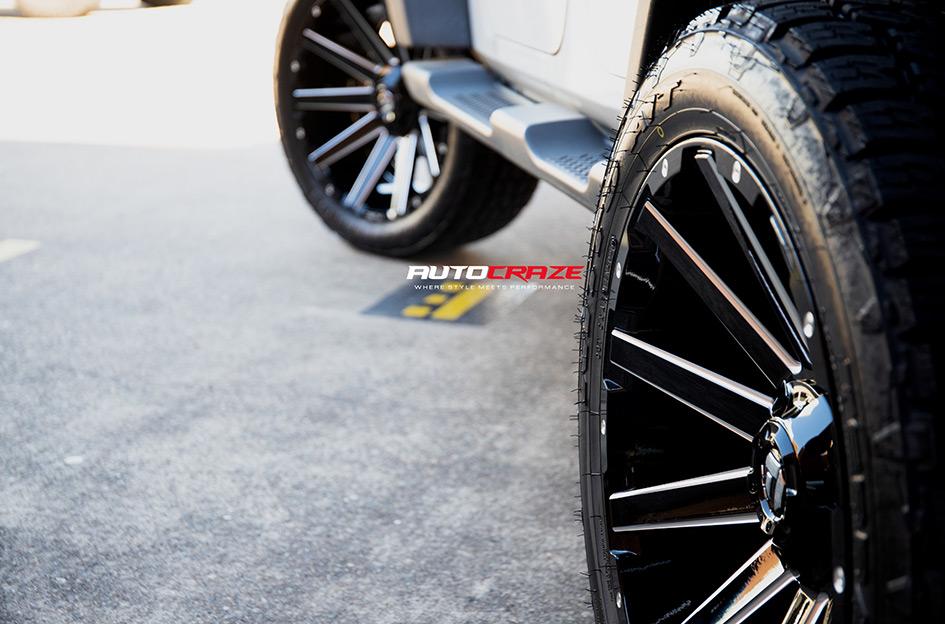 JEEP WRANGLER CONTRA MATTE BLACK MILLED