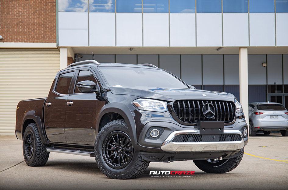 MERCEDES X CLASS REBEL MATTE BLACK