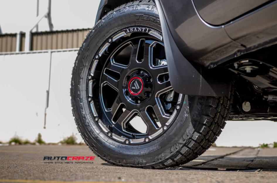 FORD RANGER AB809 GLOSS BLACK MILLED