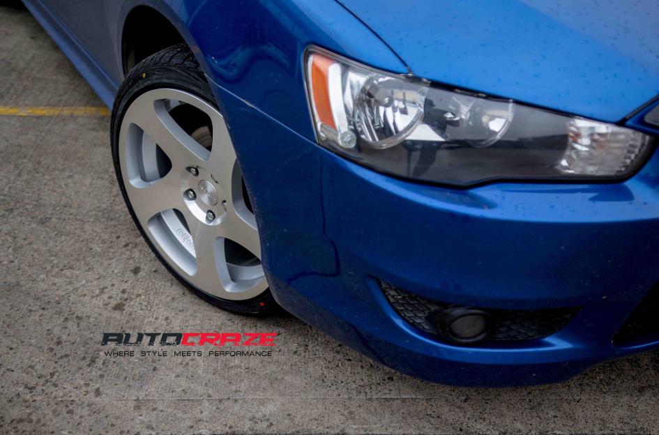 MITSUBISHI LANCER TMB SILVER MACHINED FACE