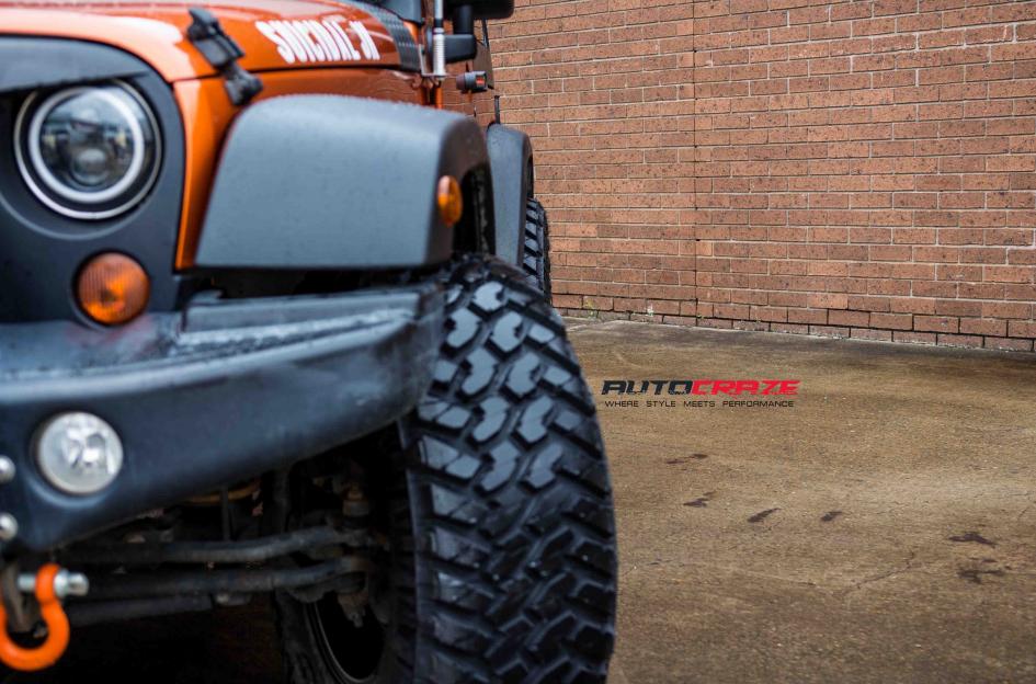 JEEP WRANGLER ANZA MATTE ANTHRACITE WITH BLACK RING 4