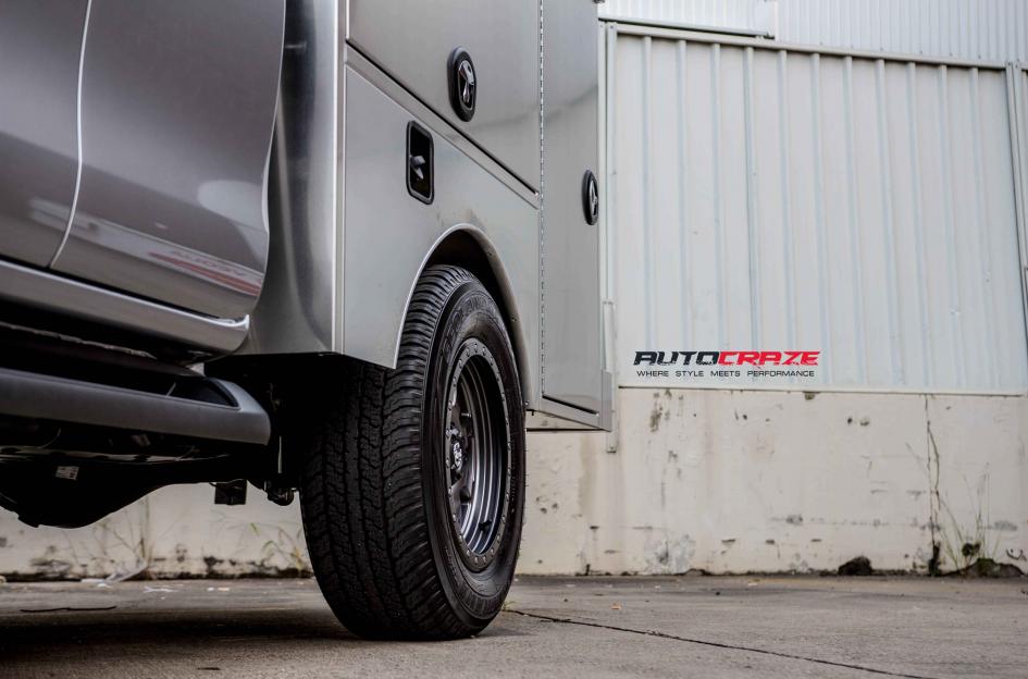 TOYOTA HILUX N80 4WD TROPHY MATTE ANTHRACITE WITH BLACK RING 5
