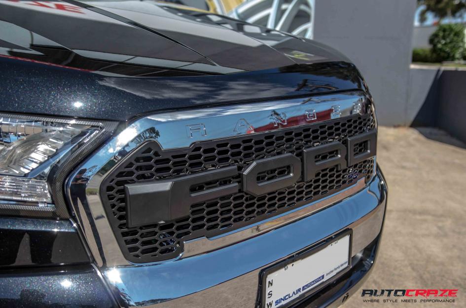 FORD RANGER GD03 GLOSS BLACK MILLED ACCENTS 4
