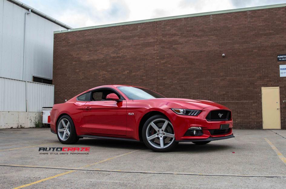 FORD MUSTANG MILAN SILVER MACHINED FACE 4