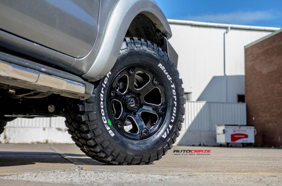 FORD RANGER BEAST GLOSS BLACK MILLED ACCENTS
