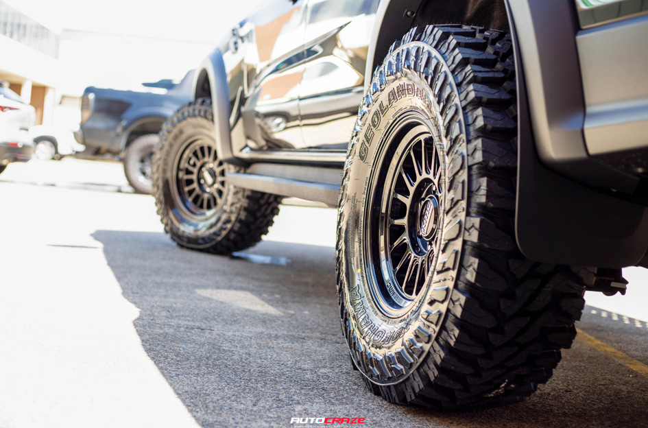 FORD RANGER RAPTOR NEXT GEN KMC KM542 IMPACT SATIN BLACK