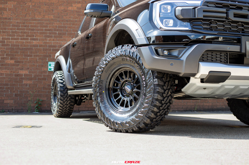 FORD RANGER RAPTOR NEXT GEN KMC KM542 IMPACT SATIN BLACK