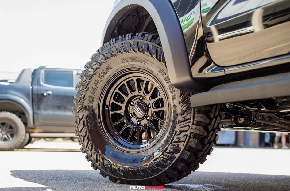 FORD RANGER RAPTOR NEXT GEN KMC KM542 IMPACT SATIN BLACK