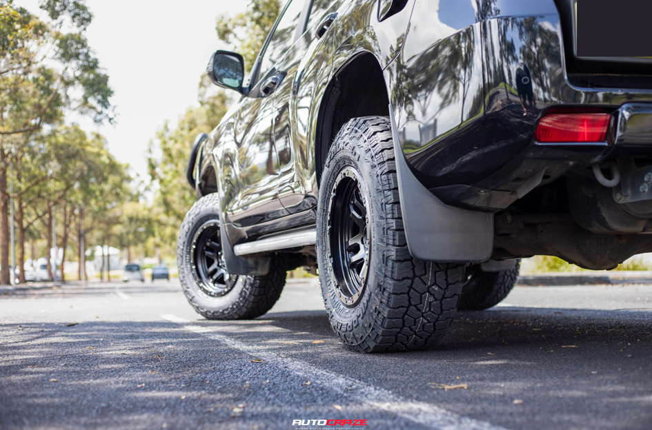 TOYOTA LAND CRUISER PRADO 150 FUEL AMMO MATTE BLACK
