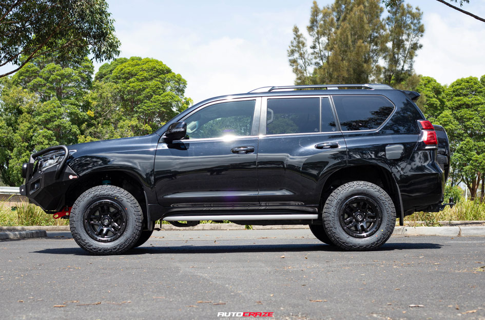 TOYOTA LAND CRUISER PRADO 150 FUEL AMMO MATTE BLACK